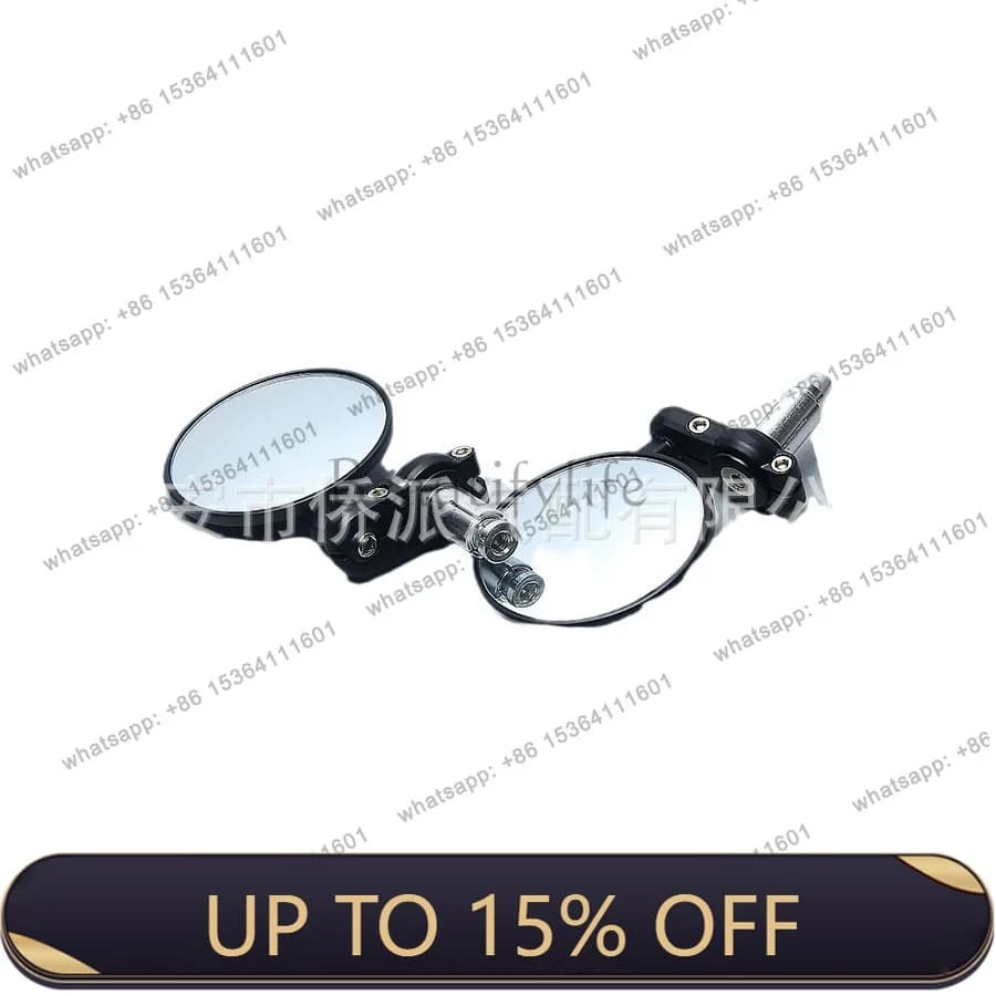 LJY modified motorcycle rearview mirror 22MM universal handle decorative mirror scooter retro