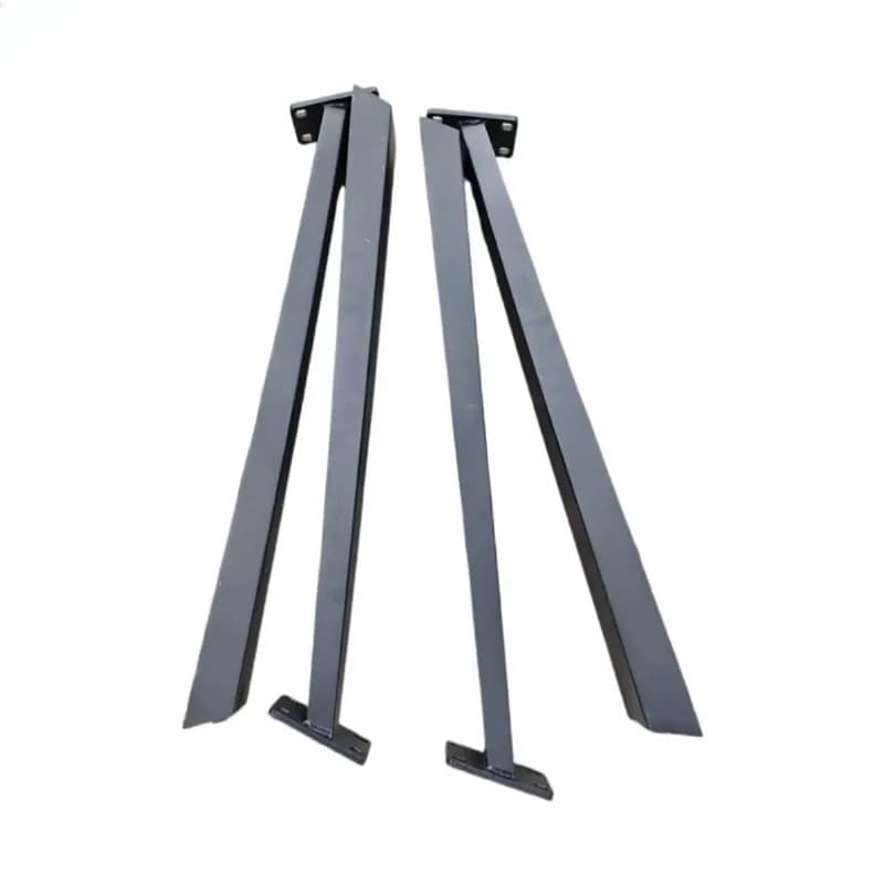 Stable high material function hardware long table tapered type four-legged base furniture hardware