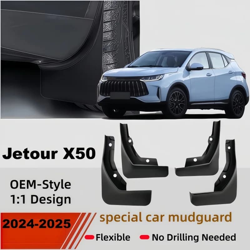 For Chery Jetour X50 2024-2025 car tire fender skin mud flaps car accessories fender flares car fender