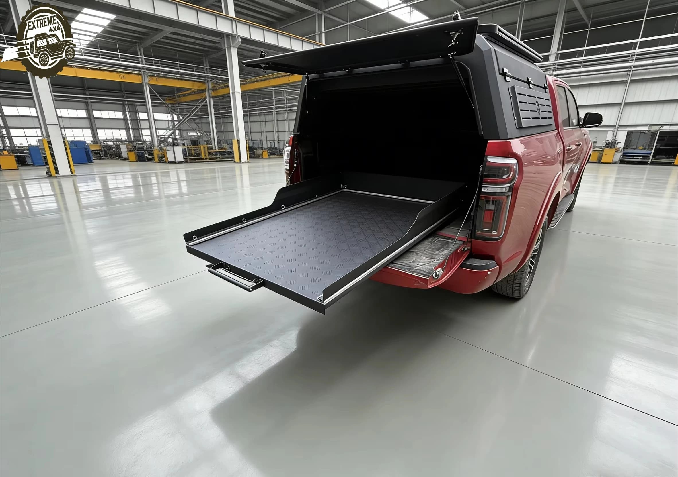 Exterior Accessories Pickup Push-Pull Tray Made of Aluminum Alloy or Manganese Steel Material