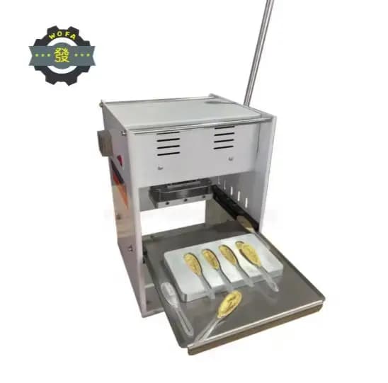 Manual/Automatic Small Honey Spoon Filling and Sealing Machine for Aluminum Foil Meal Boxes and Coffee Capsules