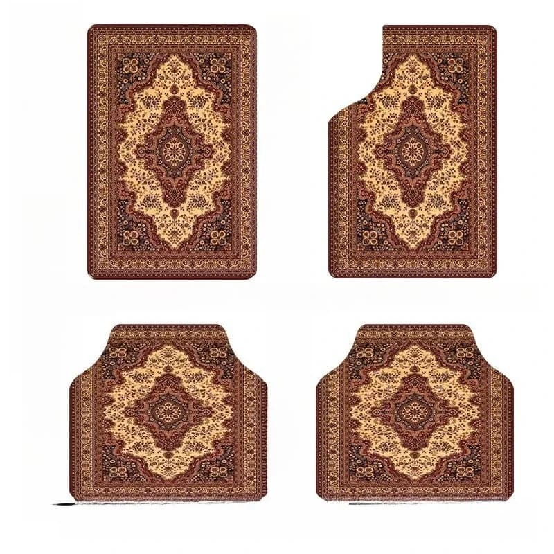 Car mats, four-piece dirt-resistant, car mats