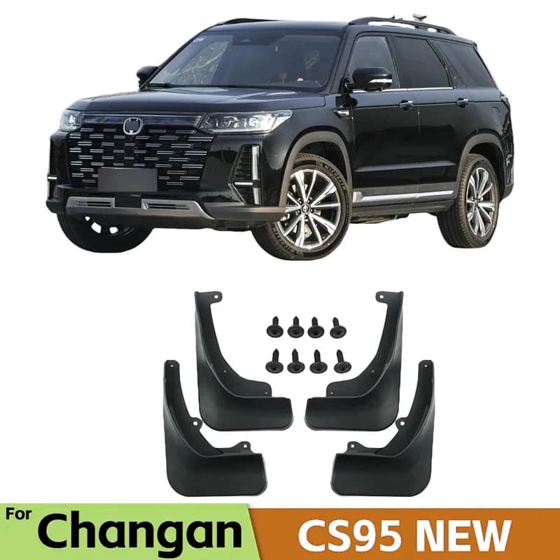 MudFlaps For Changan CS95 NEW 2022 2024 2023 2022 Mudguards Mud Flaps Splash Guards Front Rear Wheels Fender Car Accessories