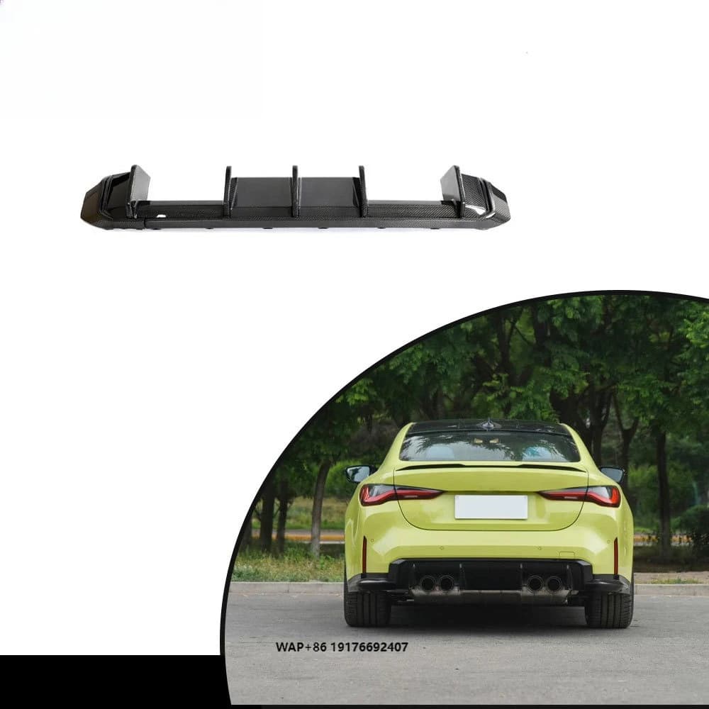 Factory OEM ODM Carbon Rear Bumper Diffuser forBMW G80 M3 G82 G83 M4 2021 2022