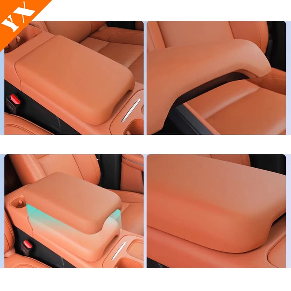 For Leapmotor C10 Accessories Car Armrest Box Cover,Armrest Box Protective Anti Scratch Cover,Center Console Water Cup Frame