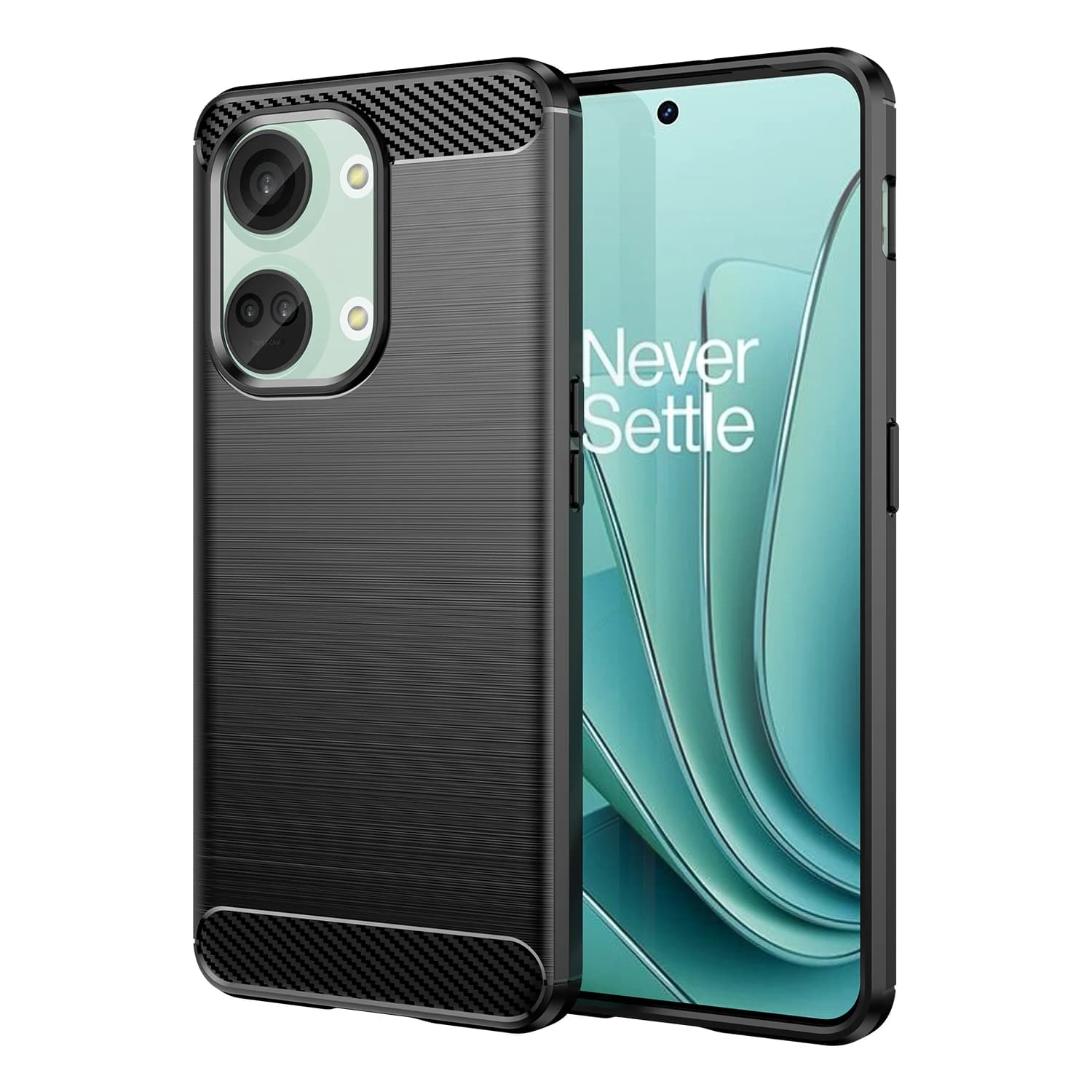 For Oneplus Nord 3 Case Cover For Oneplus Nord 3 Funda Shell Shockproof Soft Carbon Fiber TPU Phone Bumper For Oneplus Nord 3