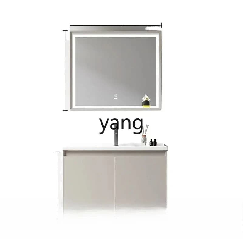 LHU bathroom washbasin cabinet combination small apartment bathroom cabinet