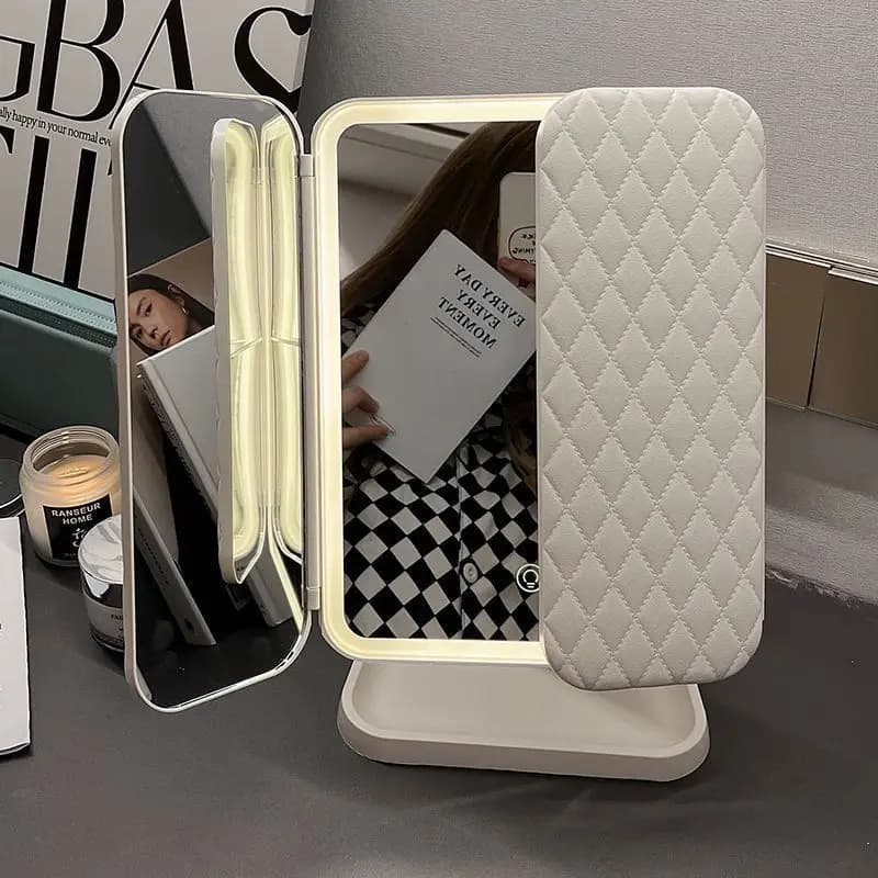 Portable Travel Mirror Vanity Hand Modern Universal Vintage Simple Professional Mirror Aesthetic Spiegel Wand Home Decoration