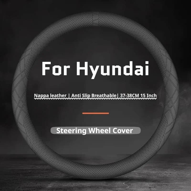 For3Hyundai3Tucson3Santa3Fe398563ona3Elantra3Sonata3Palisade3Car3Steering3Wheel3Cover3Non-Slip337-38cm3Car3Interior3Accessories