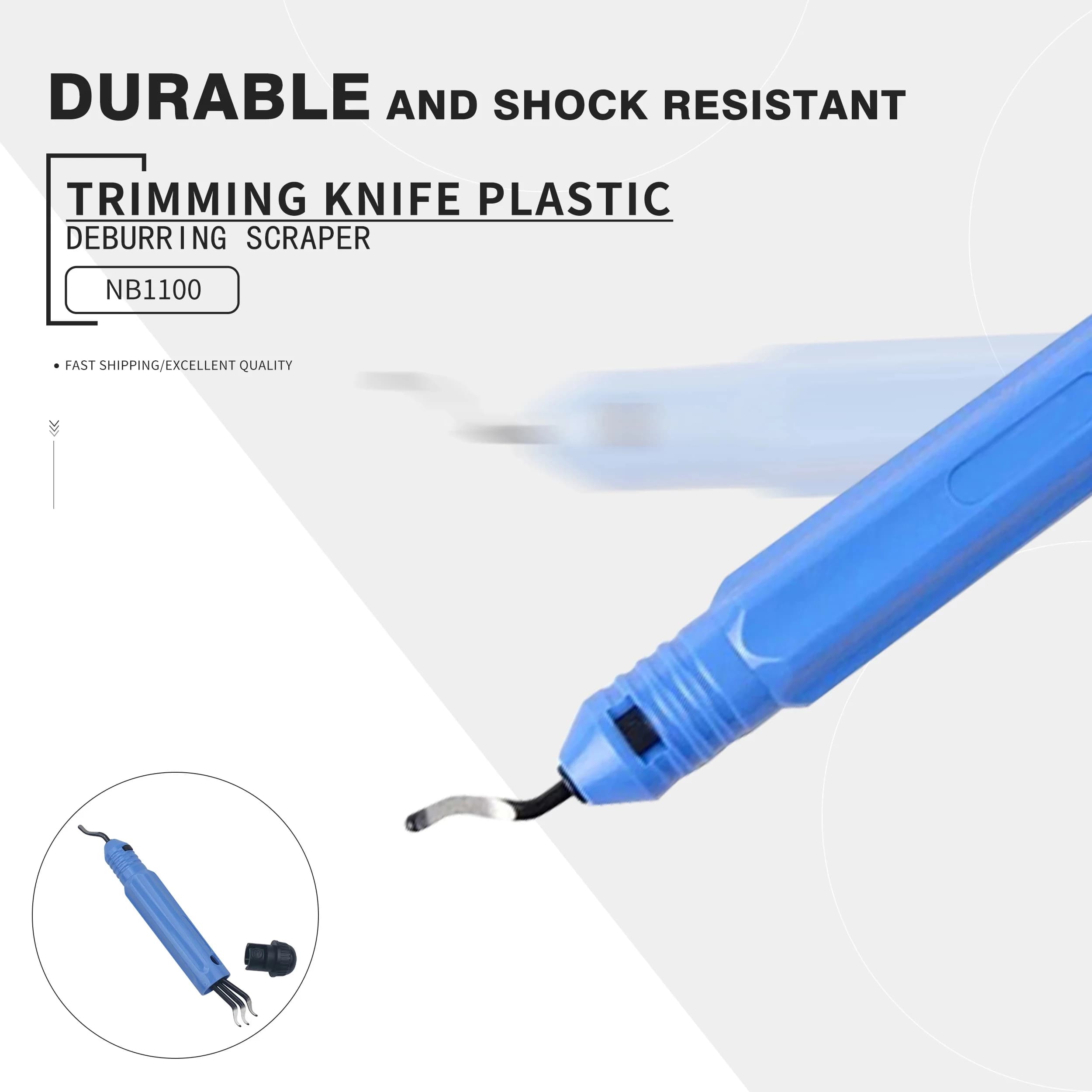 NOGA Trimming Knife Plastic Deburring Scraper Copper Pipe Trimming Tool NB1100 Copper Pipe Trimmer Plastic Deburring Scraper Set