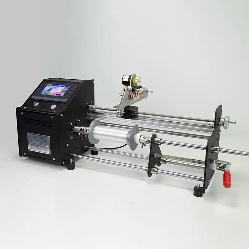 unilateral layer plus speaker shaft, parallel winding cable stranded wire, small precision meter counting circle enamel package