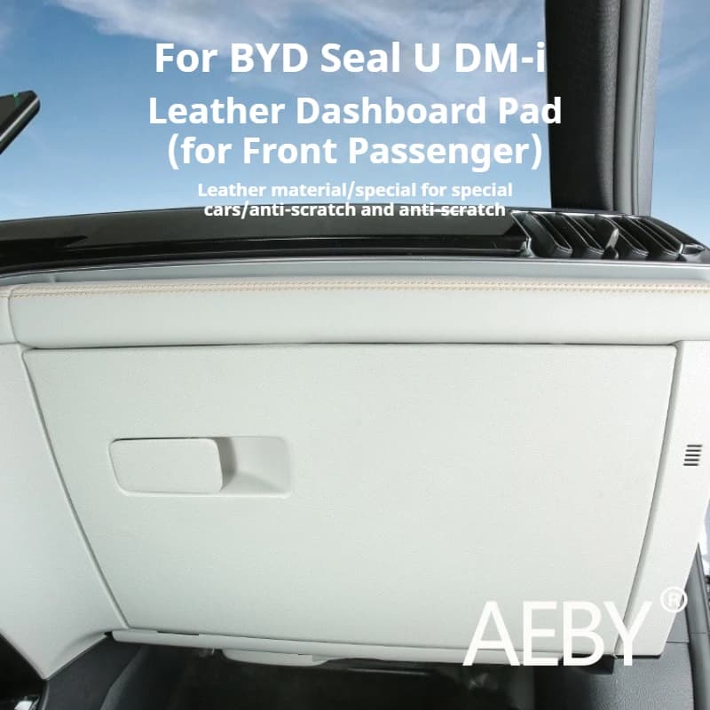 AEBY For BYD Seal U DM-i 2020-2025 Front Seat Kick Pad, Waterproof Glove Box Protective Mat, Easy Installation Interior Styling
