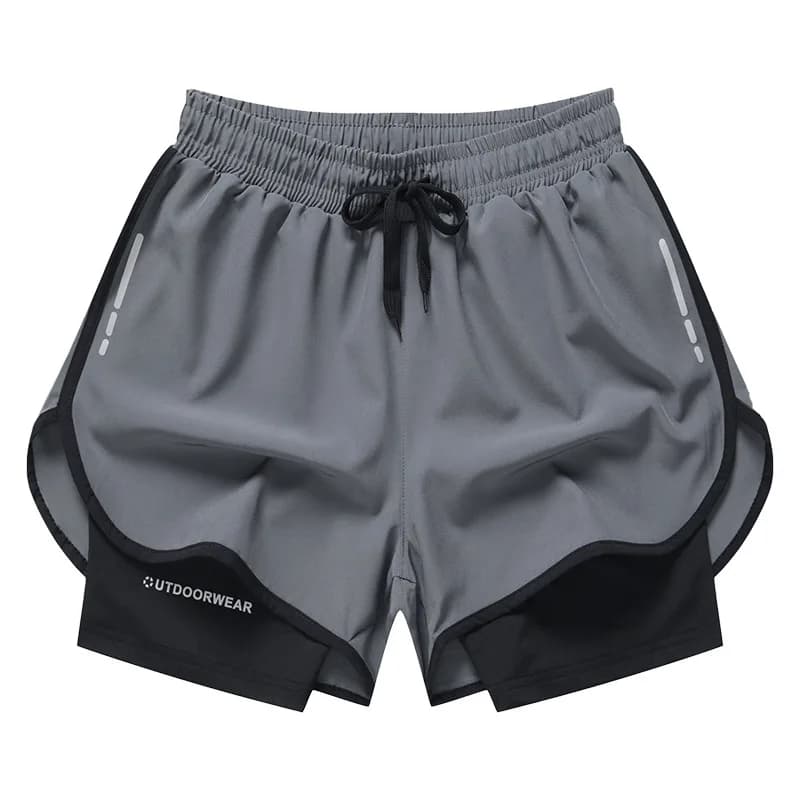Sports Shorts Men's Summer Thin Running Quick-Drying plus Size Workout Elastic Training Shorts