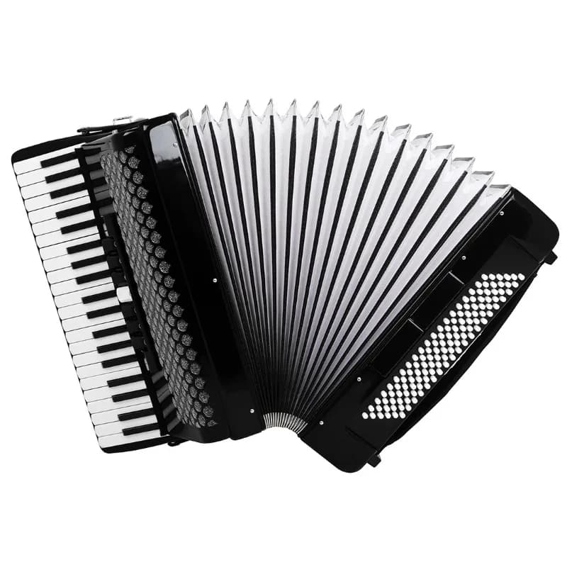 Professional three-row reed accordion performance grade musical instrument wholesale for beginners