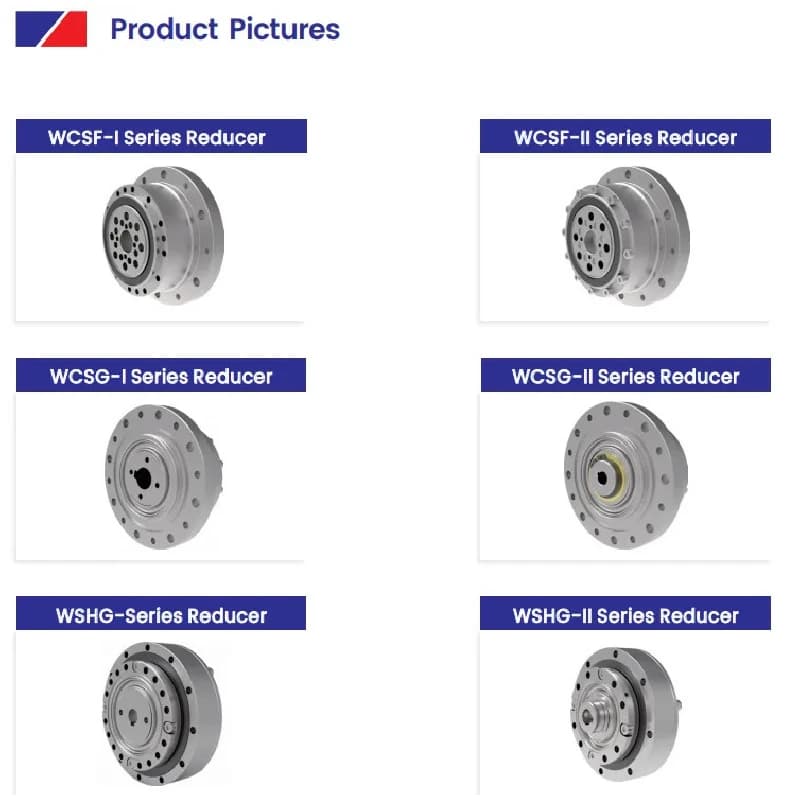WANSHSIN Strain Wave Noise High Precision Low Backlash Reducer Gearbox Industrial
