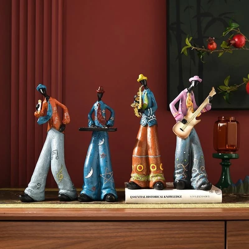 American Band Decoration Instrument Model Living Room Porch Study Nordic Arts and Crafts Sculpture Home Decoration