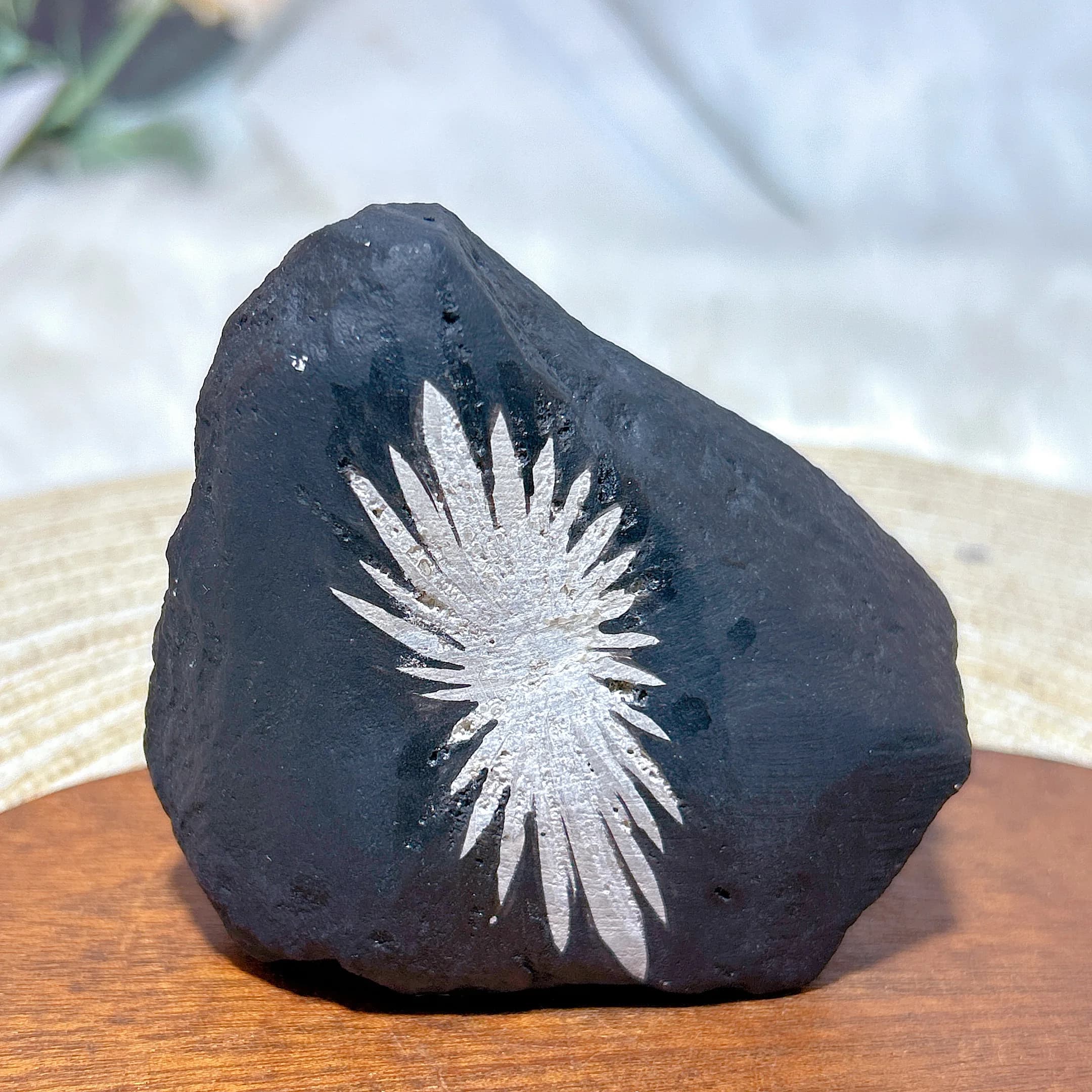 Natural Crystal Chrysanthemum Freeform Raw Stone Specimen Stand Healing Energy Mineral Ore Home Decorations Room Decor Gift