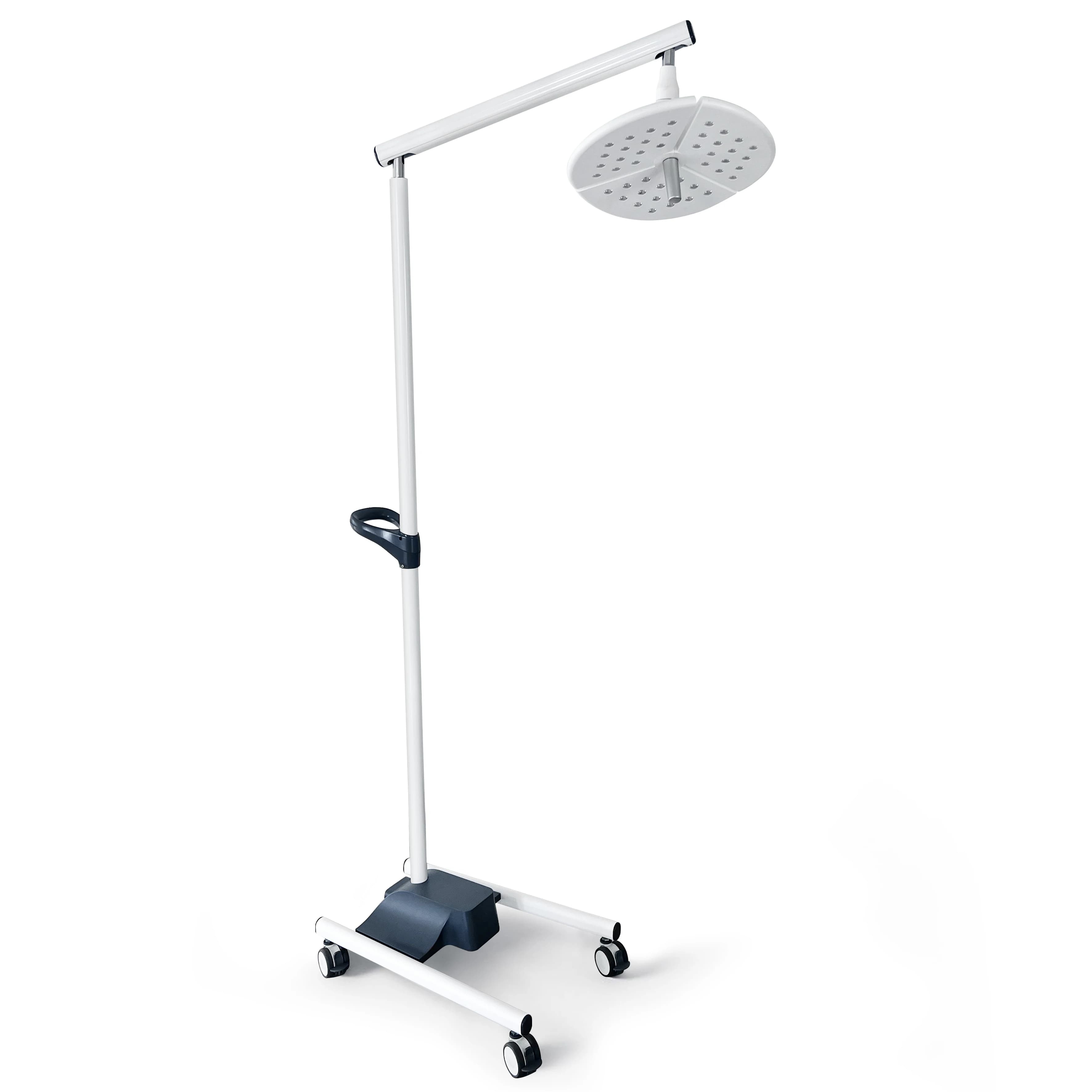 Surgical Shadowless LED Lamp for Veterinary & Dental Use 400mm Mobile Floor Stand with High CRI 96 and 65000Lux Illumination