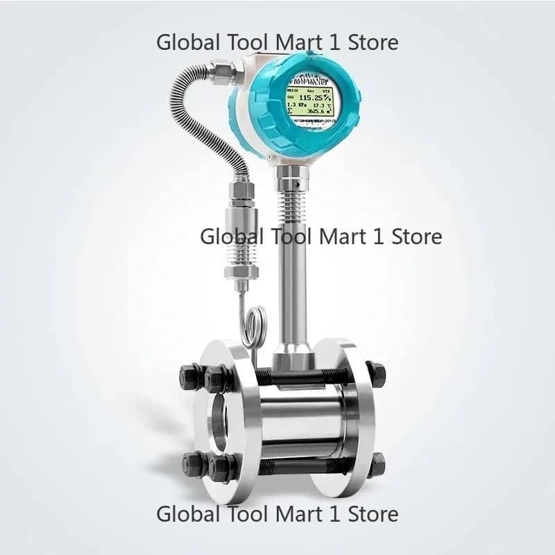 High Precision Digital Air Compressor O2 CO-2  Flowmeter Display Steam Flow Meter