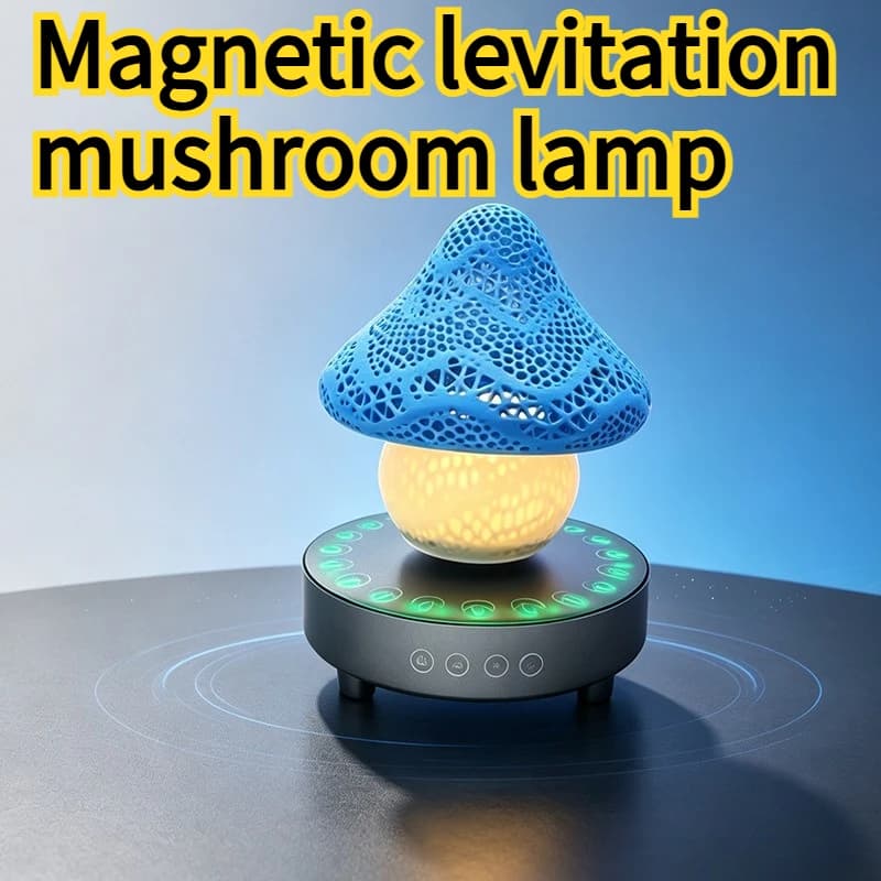 Creative Magnetic Levitation LED Mushroom Table Lamp Room Decoration Night Light Ornament Gift