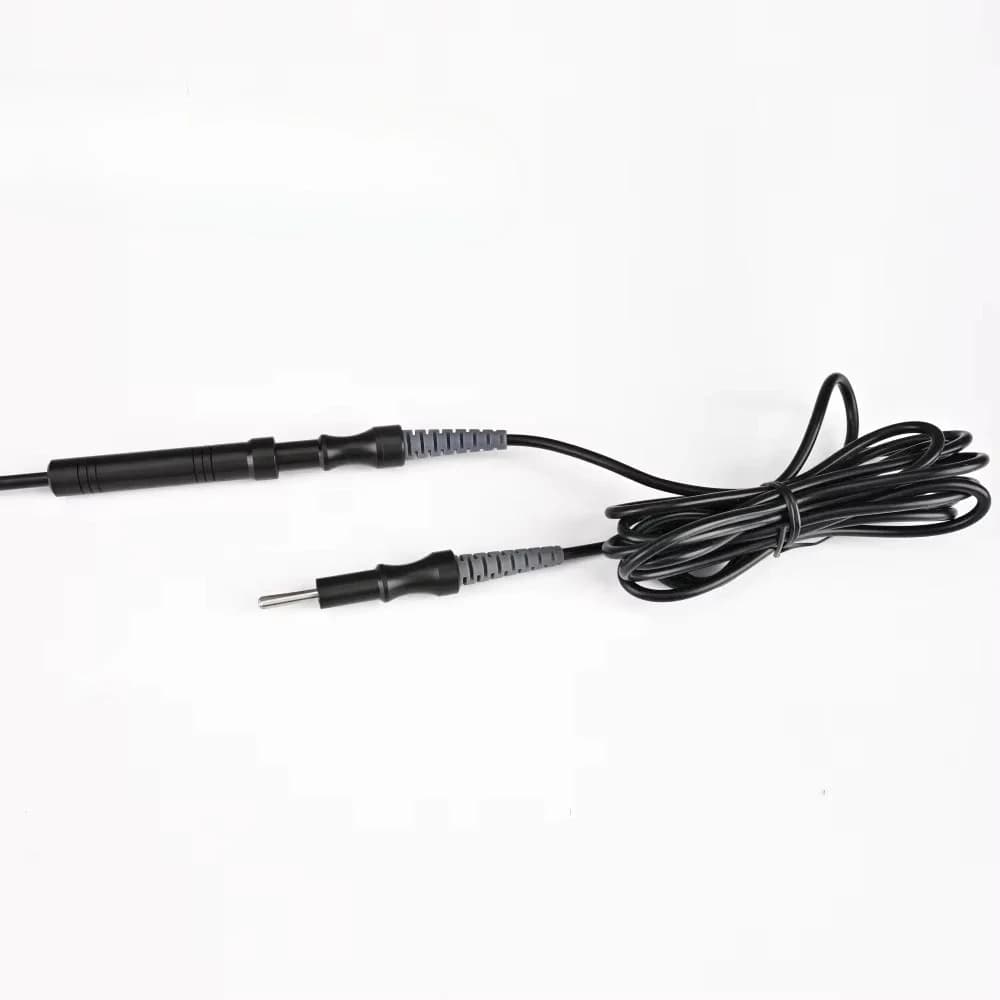 Reusable 5mm Medical Laparoscopic L-Hook Electrode with Unipolar Cable for Laparoscopic Surgery