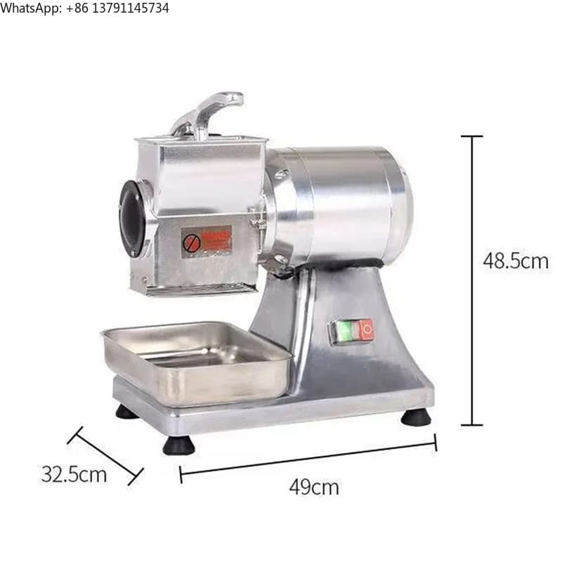 550W Electric Cheese Grater Shredder Commercial Bread Crumbs Butter Grinder Fine For Dry Brown Sugar Kitchen Equipment 40kg/h