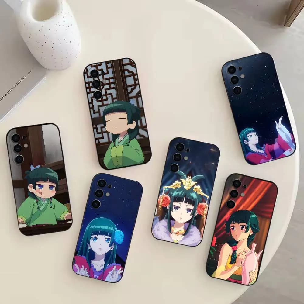 MaoMao A-Apothecary D-Diaries Phone Case For Samsung S25,S24,S21,S22,S23,S30,Ultra,S20,Plus,Fe,Note,10,9,5G Black Cover