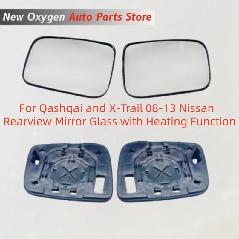 For Qashqai and X-Trail 08-13 Nissan  Rearview Mirror Glass with Heating Function