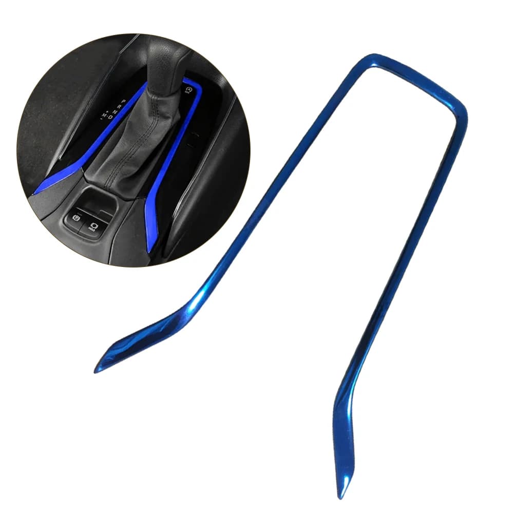 NEW Car Gear Shift Panel Cover Trim Fit For Toyota Corolla 2019 2020 2021 2022 2023 Blue
