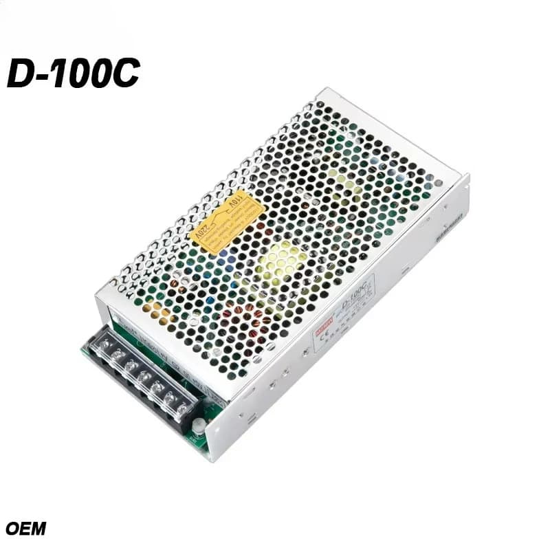 100W 12V 4A 24V 2A Multiple Output Power Supply D-100C  AC DC SMPS LED Driver Dual Output Switching Power Supply