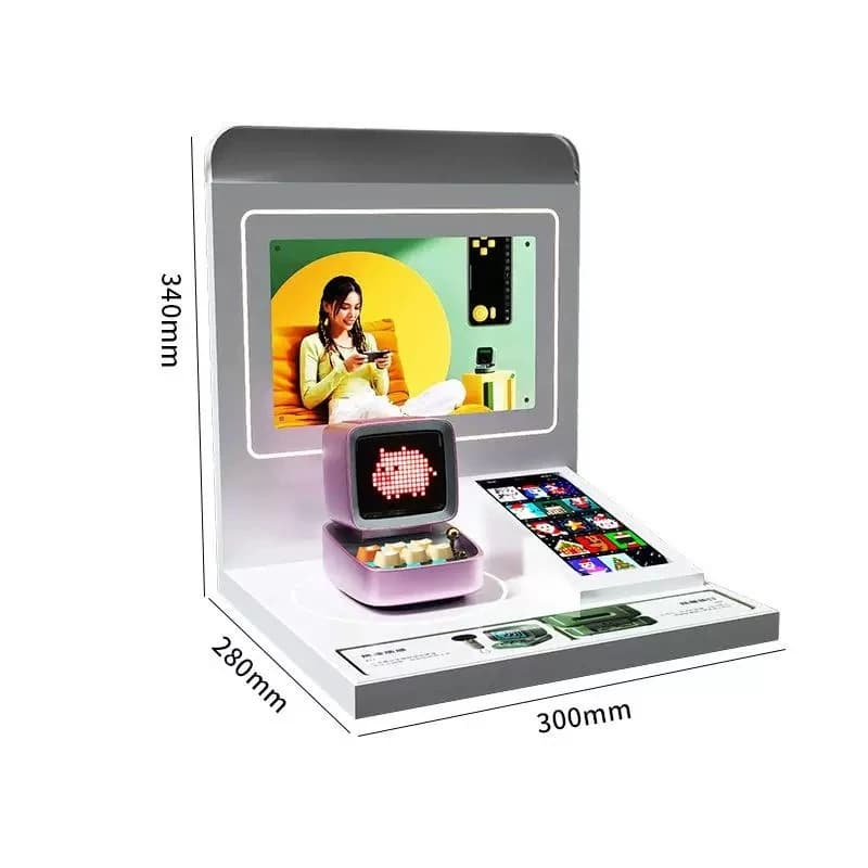 Audio acrylic display stand, digital intelligent display stand with screen