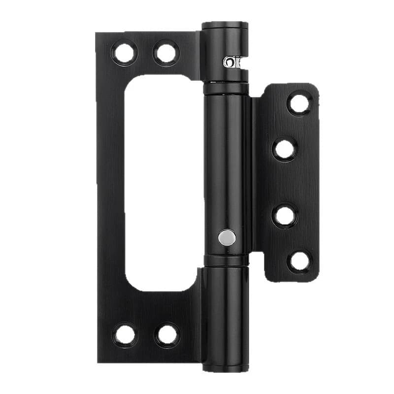 Invisible Door Hinge Hydraulic Buffer Damping Rebound Stainless Steel Spring Automatic Door Closer Hinge Dark