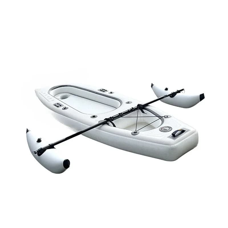 OEMKayak with Balance Floating Style Inflatable Boat Hovercraft Fishing Boat Paddle Surf Boat