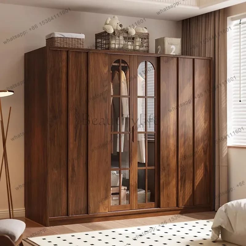 PG Clothes Organizer Closet Bedroom Partitions Minimalist Space Saving Small Closet Cabinet Storage Guarda Roupa Hotel Furniture