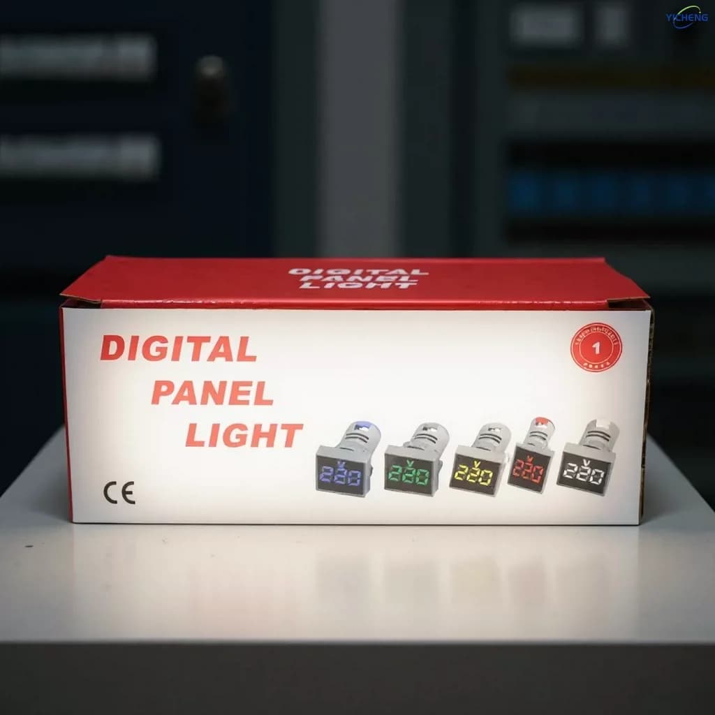 YICHENG 10Pcs 22mm LED digital display instruction current,voltage meter,frequency meter