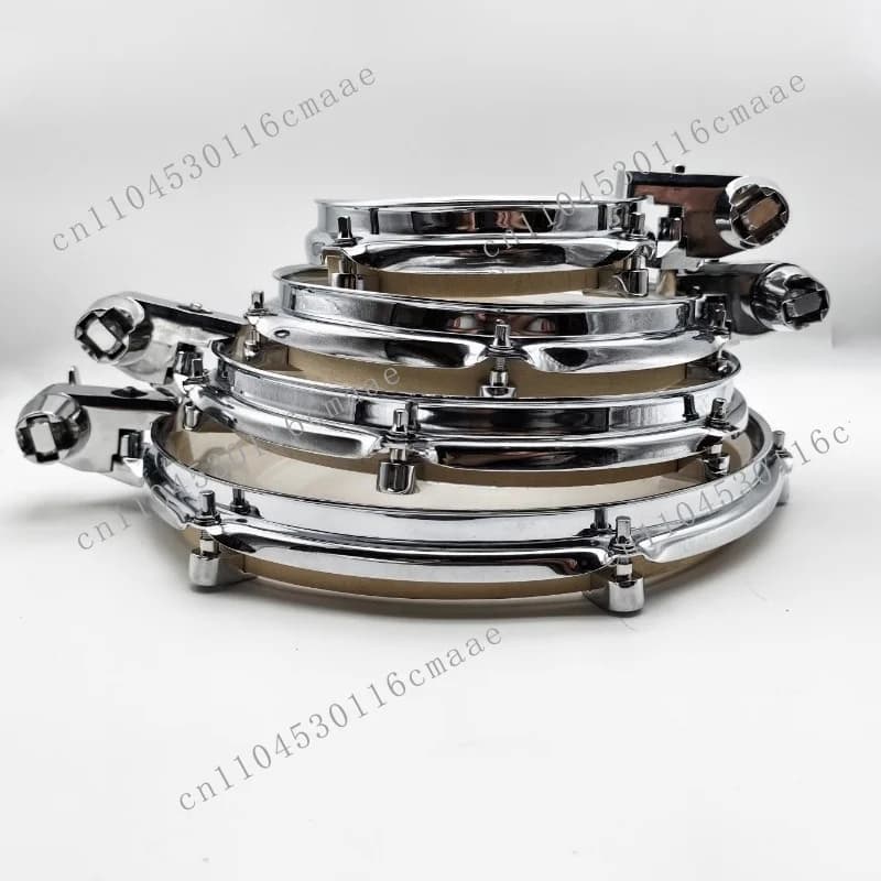 6/8/10/12/13/14/16-inch maple chamber adjustable foldable portable practice snare drum Tom bass kick drum pad set