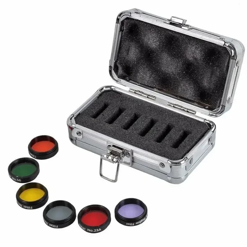 Optical Filters Lens 6 Color for Telescope Eyepiece 1.25" Astronomical Telescope
