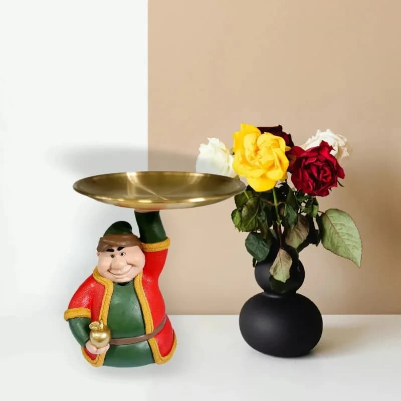 New Hot Selling Resin Ramadan Figurine Storage Tray Islamic Muslim Ramadan Decoration Gift