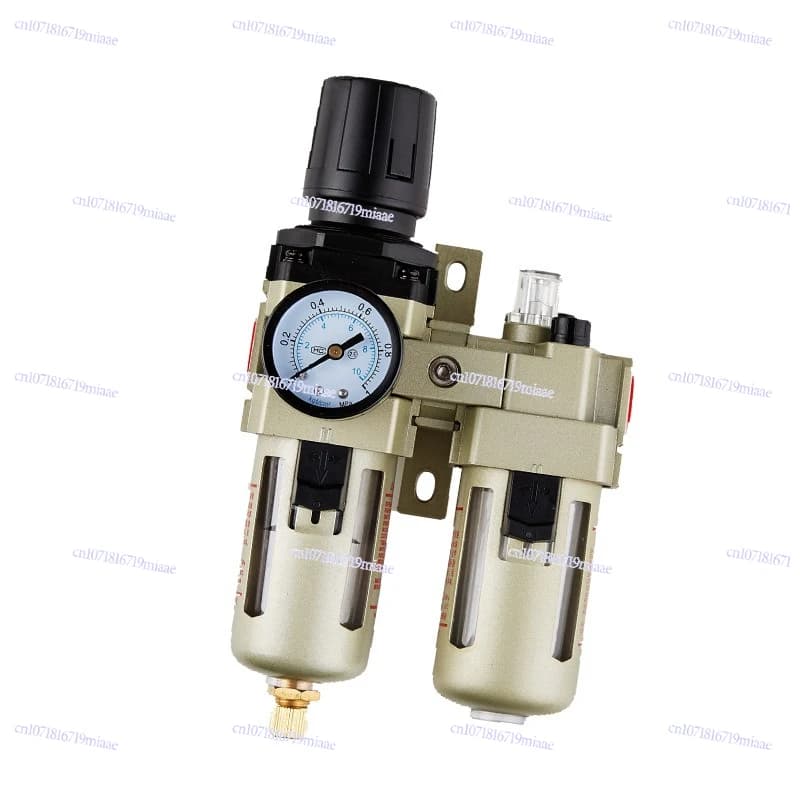 Pneumatic diaphragm pump accessories, pneumatic triplets adjust air pressure and filter impurities