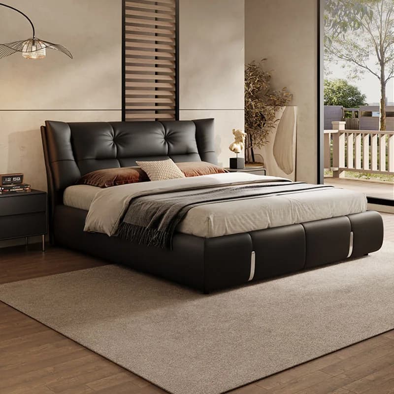Space Saving Design Bed Luxury Chinese Style Wooden Beauty Room Decor Safe Bed Relaxing Camas De Casal Space Saving Furniture