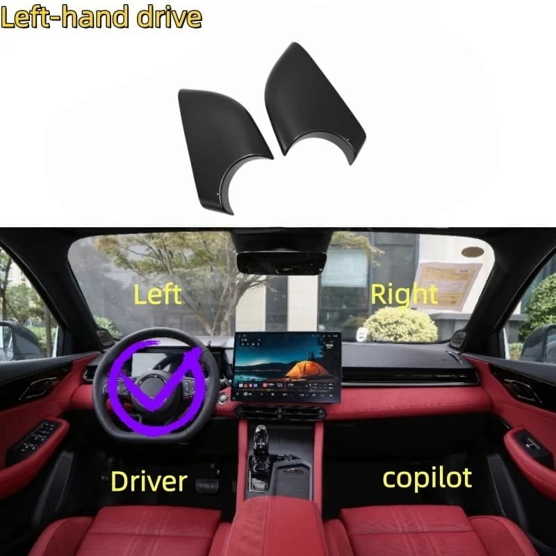 For Tesla Model 3 Rearview Mirror Housing, Rearview Mirror, Old Version, Lower Shell, 22873005, 2287.3006