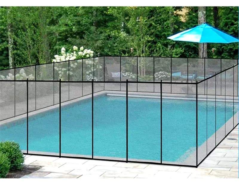 TAK Portable Swimming Child Removable Pool Fence Panel  Mesh Folding Pool Fence