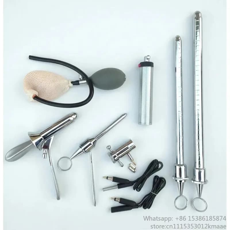 Professional Stainless Steel Sigmoidoscope Proctoscope Anoscope Tube Obturator Set for OB/Gynecology Reusable Use
