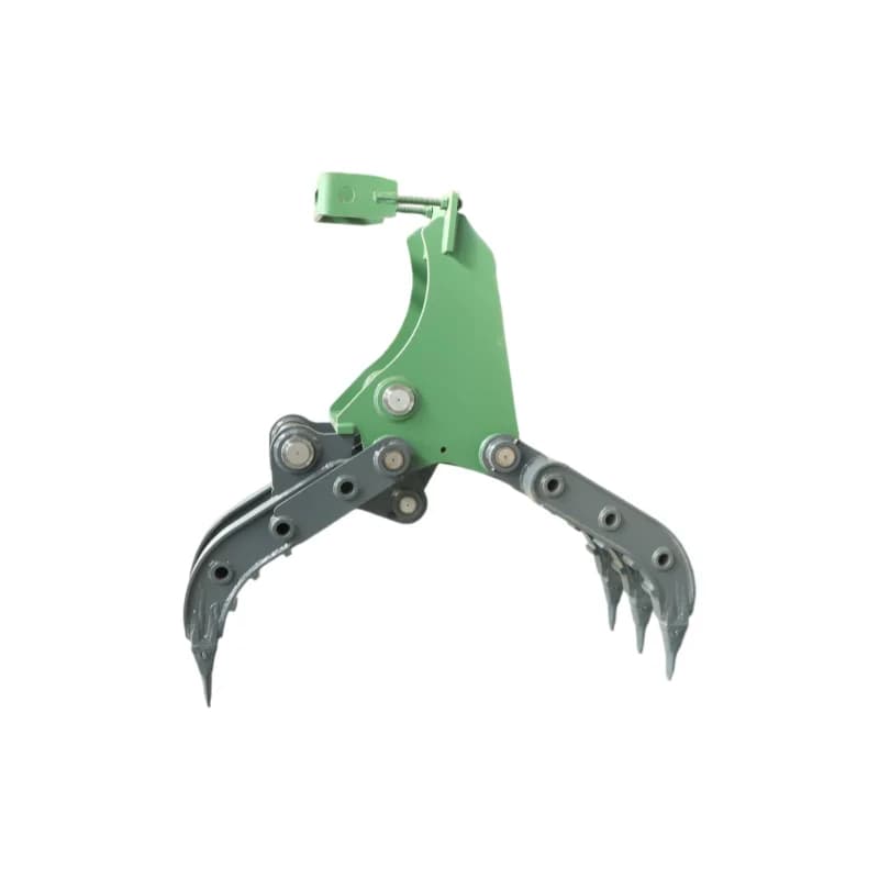 Excavator grab, with engine gear pump, suitable for 6-22 ton excavators, NM355 material, 360 degree rotation