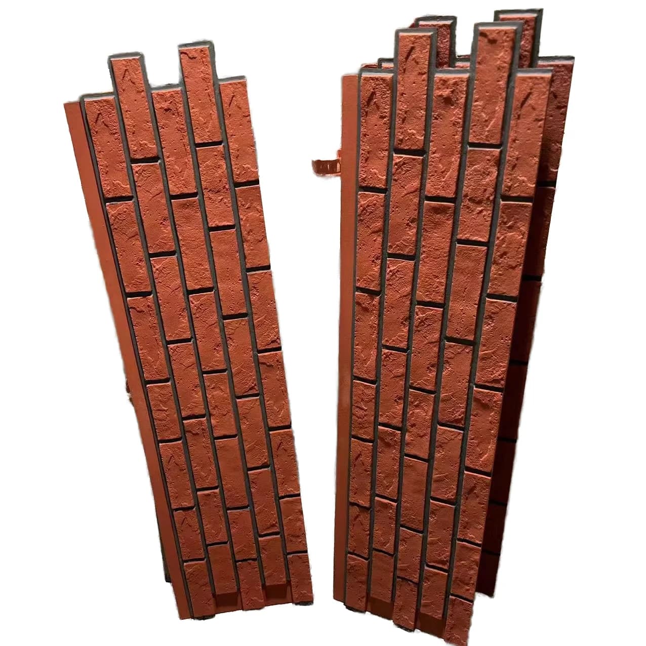 1200*300mm Crack-Proof Polyurethane Artificial Soft Stone Skin PU Wall Panel Culture Stone For Outdoor & Hotel Applications