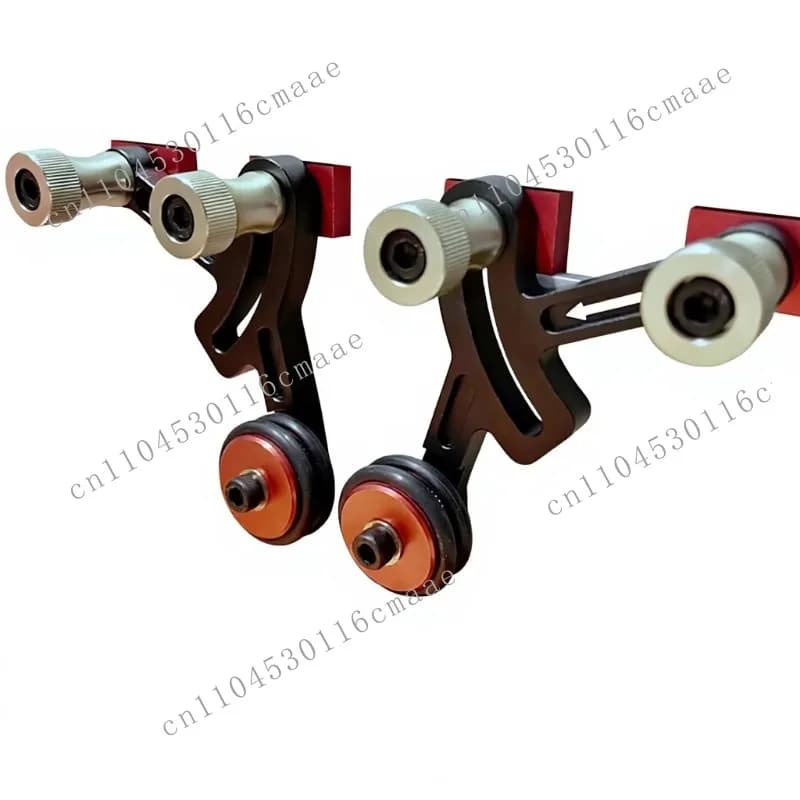 Upgraded One-Way Feed Woodworking Multi-Function Aluminum Alloy Bearing Roller-Type Material Presser Featherboard Inverted Miter