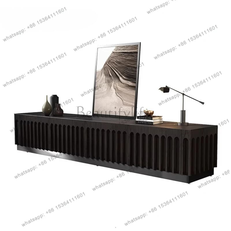 New Chinese TV cabinet, solid wood light luxury, modern living room, coffee table combination, slate bedroom storage sideboard