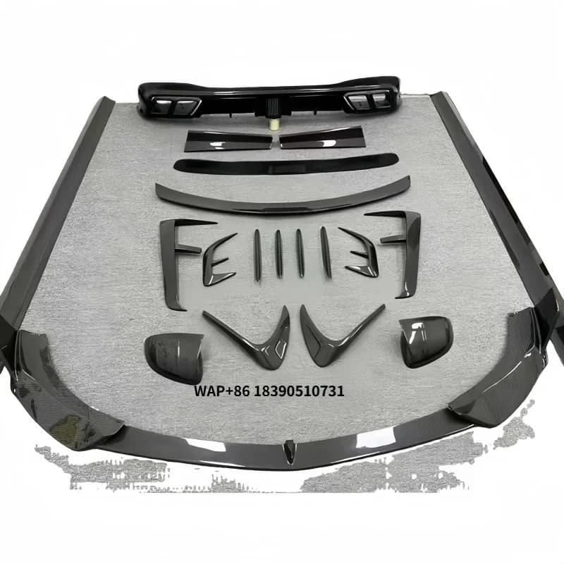 Suitable for 2021-IN W223 S450 Sport Upgrade and Modification of the Msy Carbon Fiber Material Body Kit