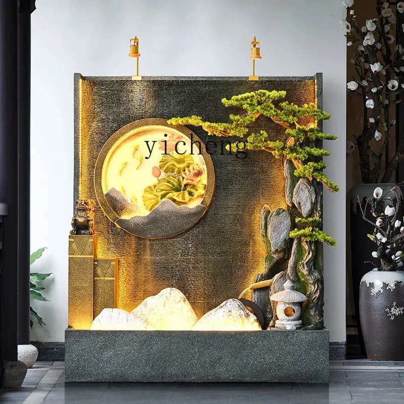 BJ-8  large rockery flowing water ornament circulating water office floor decoration opening housewarming gifts