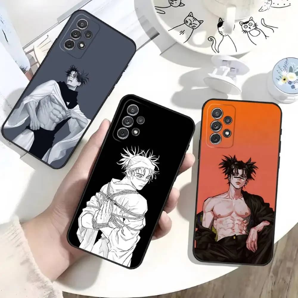 Choso J-JujutsuS K-Kaisen-s Phone Case For Samsung S25,S24,S21,S22,S23,S30,Ultra,S20,Plus,Fe,Lite,Note,10 Black Soft Shell